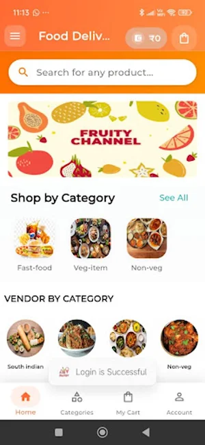 Food Delivery App Screenshot 3