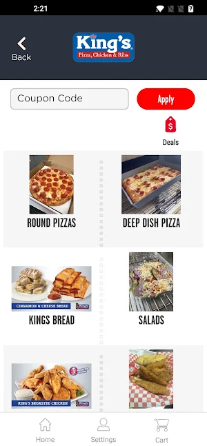 King's Pizza Roseville Screenshot 1