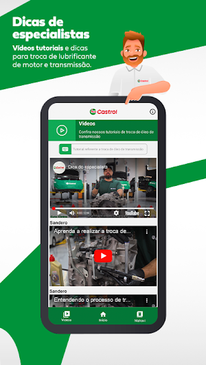 Aplicativo do Trocador Castrol Screenshot 2