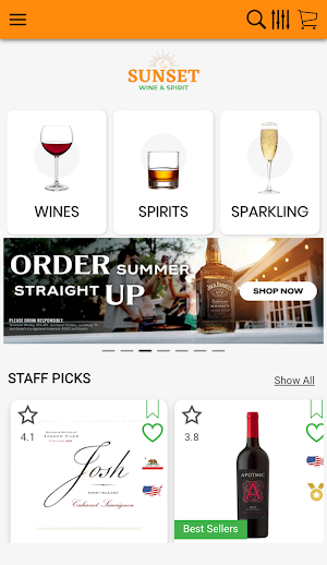 Sunset Wine & Spirits Inc Screenshot 2