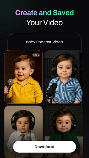 AI Baby Podcast : Talking Baby Screenshot 2