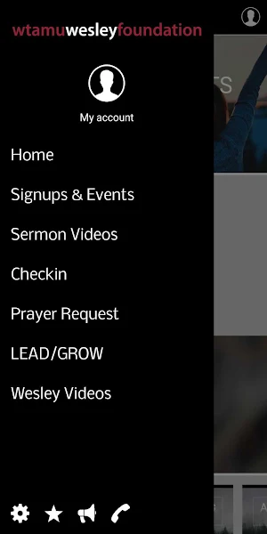 WTAMU Wesley Screenshot 1