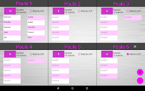 Championnat Poule EPS Screenshot 2