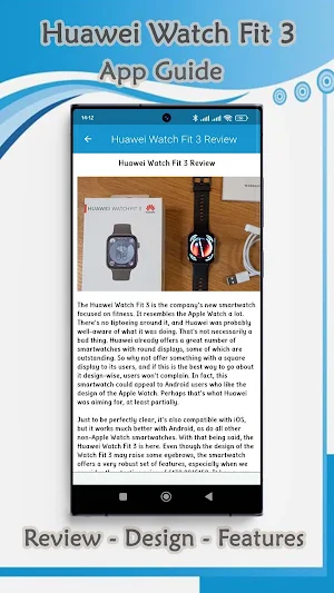Huawei Watch Fit 3 App Guide Screenshot 3