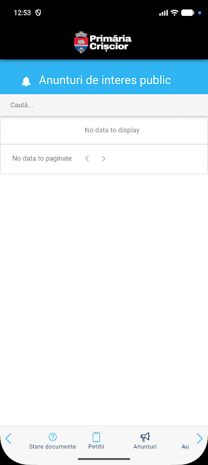 Crișcior App Screenshot 2