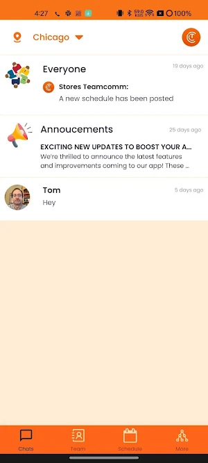 TeamComm US Screenshot 1