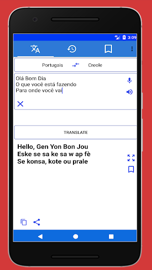 Traducteur Creole Portugais Screenshot 0