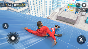 Going Up Parkour Rooftop 3D Screenshot 2