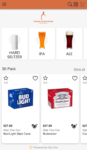 Franklin Beverage Screenshot 1