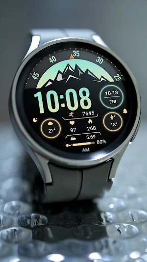 Abstract Mountain ZKin Watch Screenshot 3