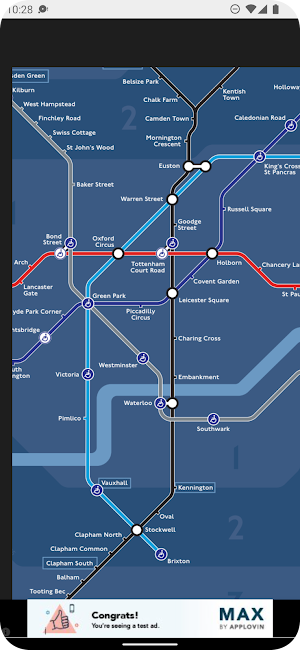 London Underground Tube Map Screenshot 0