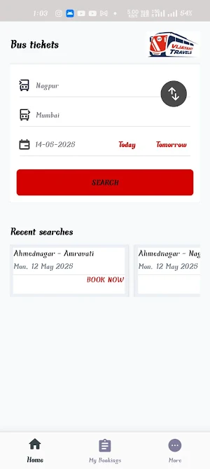 Vijayant Travels Screenshot 1