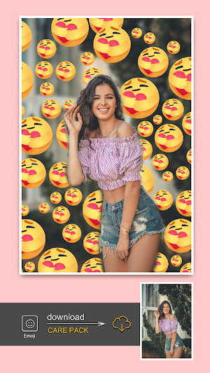 Emoji background changer - emoji photo editor Screenshot 0