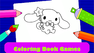 Cinnamoroll Sanrio : Coloring Screenshot 1