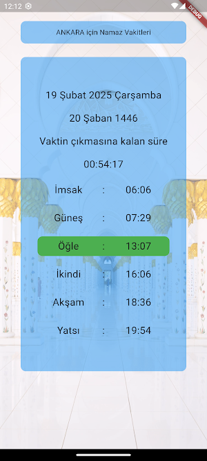 Namaz Vakitleri Screenshot 0