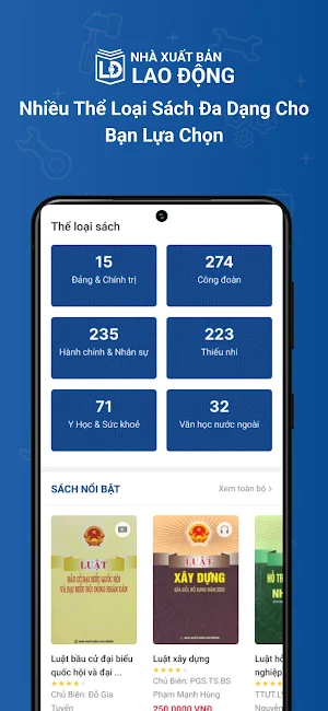 NXB Lao Động Screenshot 2