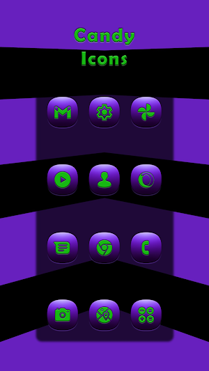 Candy Purple Icons Screenshot 0