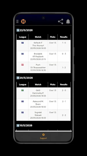 Nexxo Correct Scores Screenshot 2