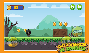 Super Warrior vs zombies Screenshot 1