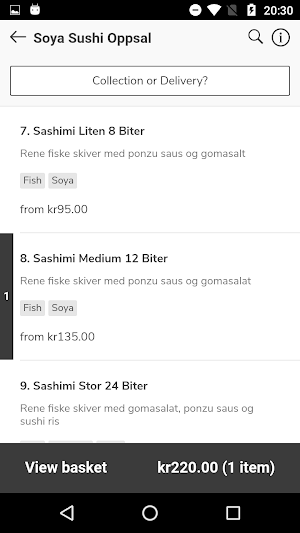 Soya Sushi Screenshot 2