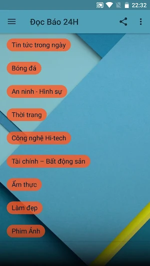 Đọc Báo 24H - Tin tức trong ng Screenshot 1