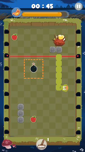 Hungry Lizard-Retro Snake Game Screenshot 1