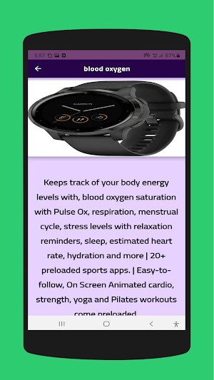Garmin Vivoactive 4S guide Screenshot 2