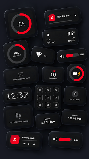 Launcher Widgets - Muti Themes Screenshot 3