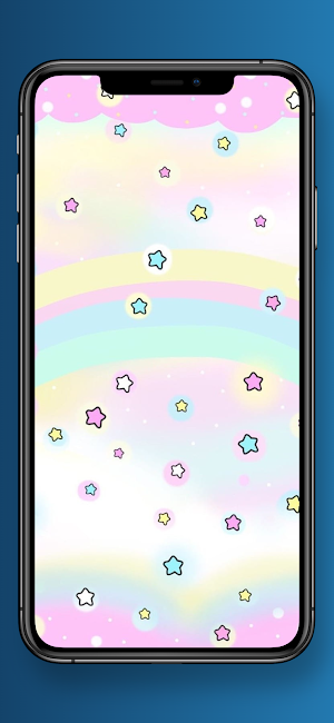 Cute Rainbow Wallpaper Screenshot 3