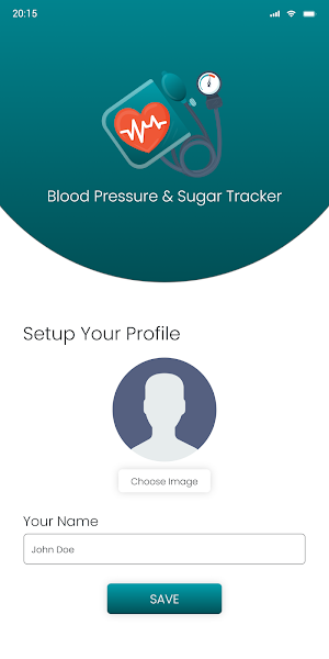 Blood Pressure & Sugar Tracker Screenshot 0
