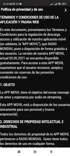 Radio Mundial Screenshot 3