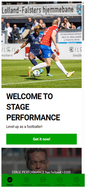 STAGE Performance Screenshot 1