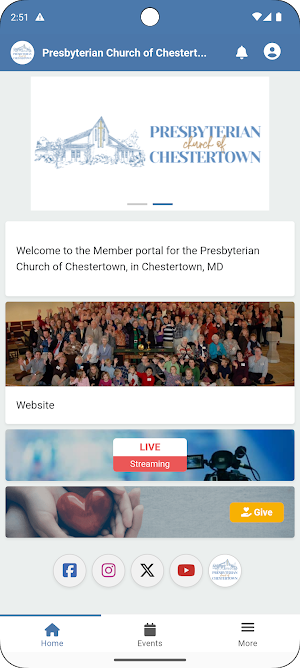 Presbyterian Chestertown Screenshot 1