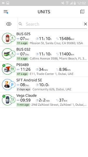 SicuroFleet Monitoring Screenshot 0