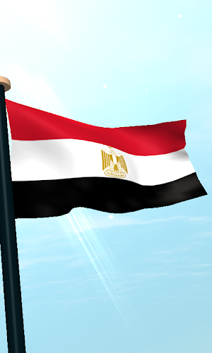 Egypt Flag 3D Free Wallpaper Screenshot 3