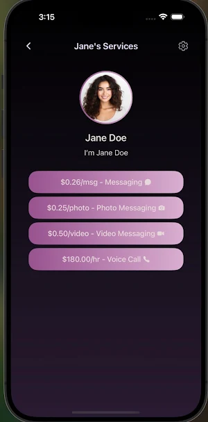 SpendHer Hotline Screenshot 3