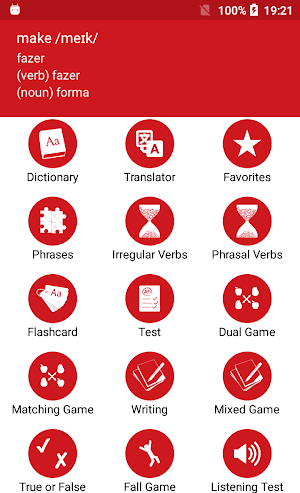 Portuguese - English : Dictionary & Education Screenshot 0