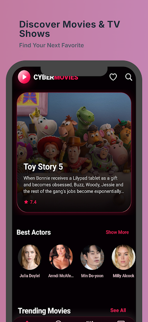 CyberMovies : Movies & Series Screenshot 1
