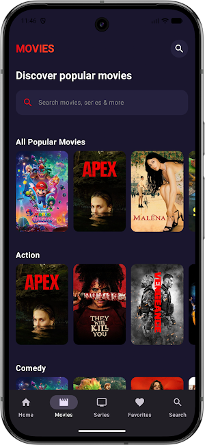 Movie Hub : Movies & Series Screenshot 0