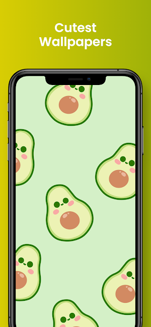 Cute Avocado Wallpaper HD Screenshot 1