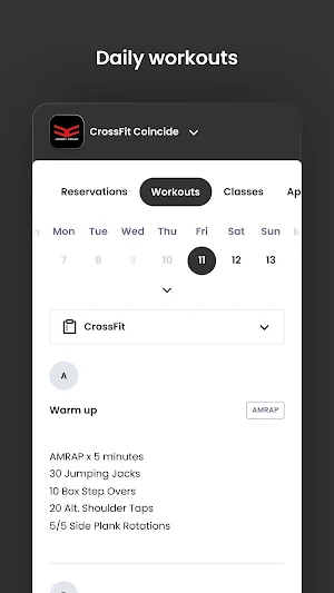 CrossFit Coincide Screenshot 3