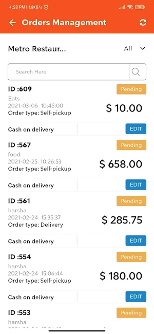 SpotnEats - Restaurant Mobile App Screenshot 2