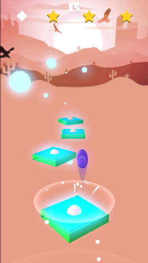Tyla water Tiles Hop Screenshot 1