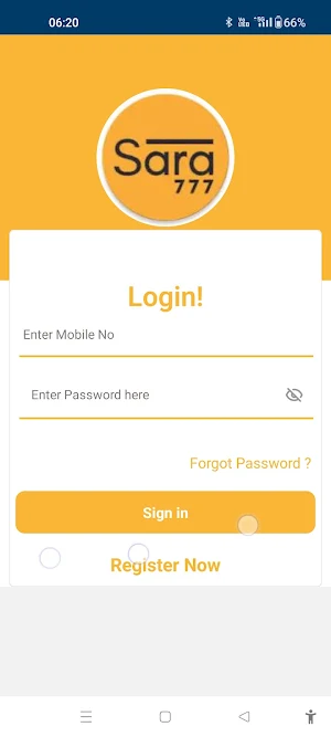 Sara777 Result App Screenshot 1