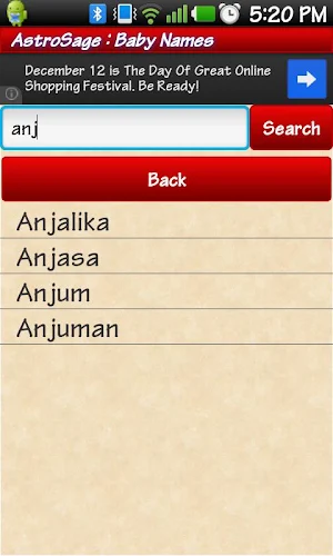 Indian Baby Names Screenshot 2