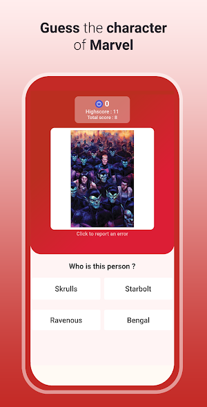 Quiz superhero Screenshot 0