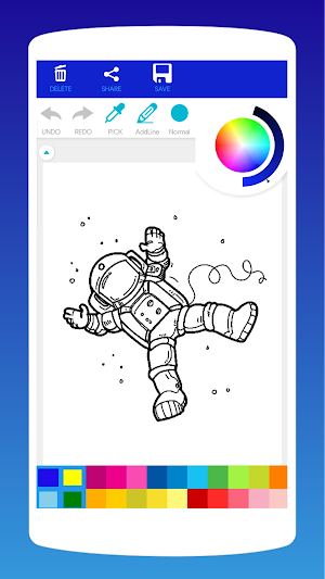 Astronaut Coloring Book Screenshot 3