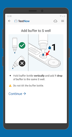 HealthPulse TestNow DASH Screenshot 1