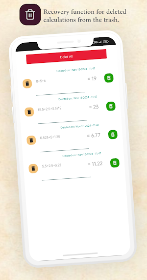 Basic Calculator Plus History Screenshot 2