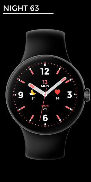 Night 63 - watch face Screenshot 0